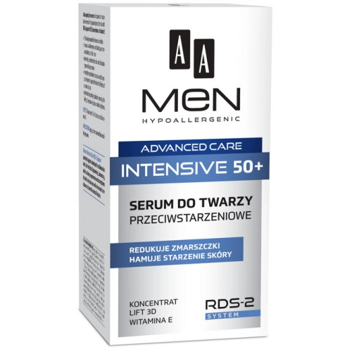 AA Men Advanced Care Intensive 50+ Serum do Twarzy Przeciwstarzeniowe 50 ml