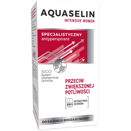 AA Antyperspirant Aquaselin Intensive Women roll-on Przeciw Silnej Potliwości 50 ml