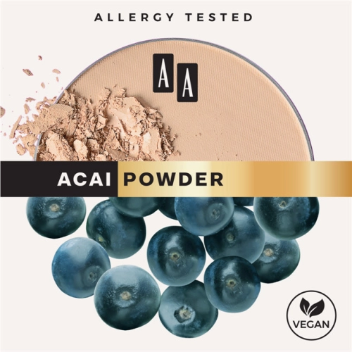 AA Powder Mattifying Powder Matujący Puder Prasowany Jagody Acai 9 g