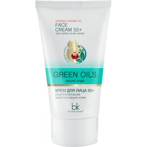 Belkosmex Green Oils Krem do Twarzy 55+ Odżywienie i Rewitalizacja 40 g