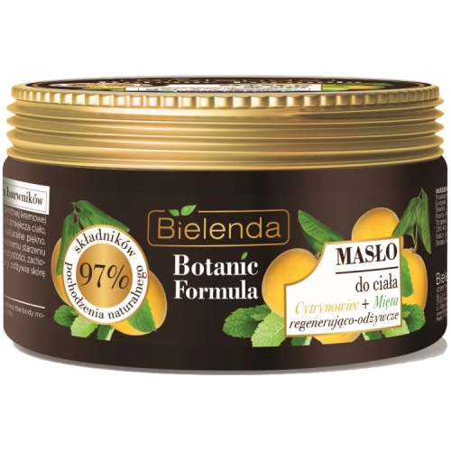 BIELENDA BOTANIC FORMULA Cytrynowiec + Mięta Masło do Ciała 250 ml