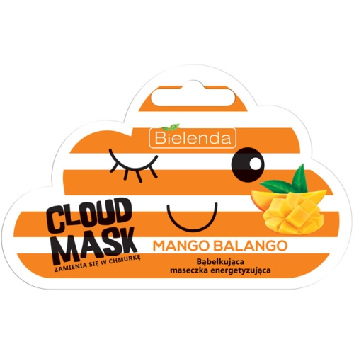 BIELENDA CLOUD MASK Bąbelkująca Maseczka do Twarzy Energetyzująca – Mango Balango 6 g