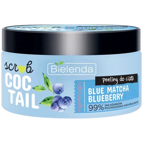 Bielenda Body Coctail Peeling Do Ciała Regenerujący Blue Matcha Blueberry 350 g