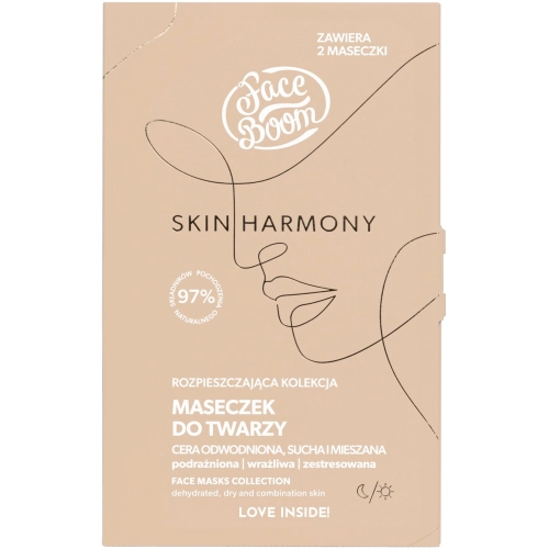 FaceBoom Skin Harmony Maseczka Do Twarzy Energia i Regeneracja 2 Sztuki