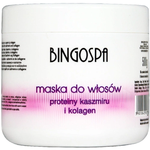 BingoSpa Maska do Włosów Suchych z Proteinami Kaszmiru i Kolagenem 500 g