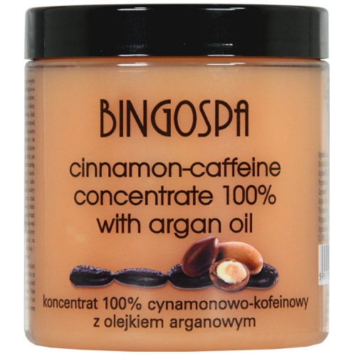 BingoSpa Koncentrat 100% Cynamonowo Kofeinowy z Olejkiem Arganowym 250 g