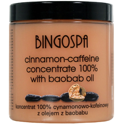 BingoSpa Koncentrat do Ciała 100% Cynamonowo Kofeinowy z Olejem Baobabu 250 g