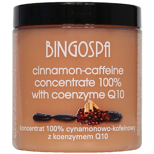 BingoSpa Koncentrat 100% Cynamonowo Kofeinowy z Koenzymem Q10 do Ciała 250 ml