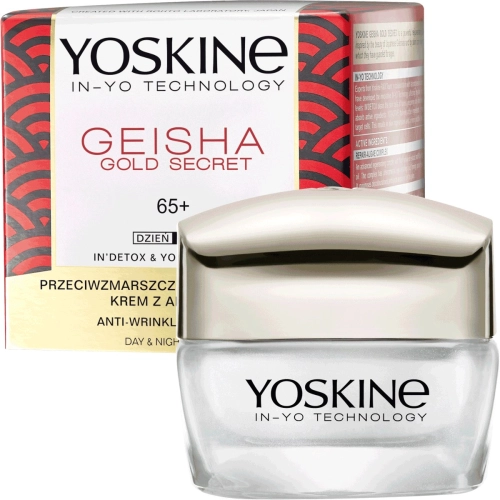 Yoskine Geisha Gold Secret Krem Ujędrniający na Dzień i Noc 65+ 50 ml