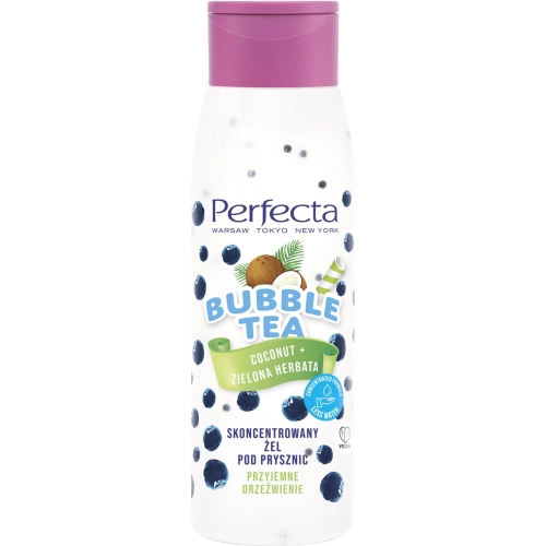 Perfecta Bubble Tea Koncentrowany Żel pod Prysznic Coconut + Zielona Herbata 400 ml