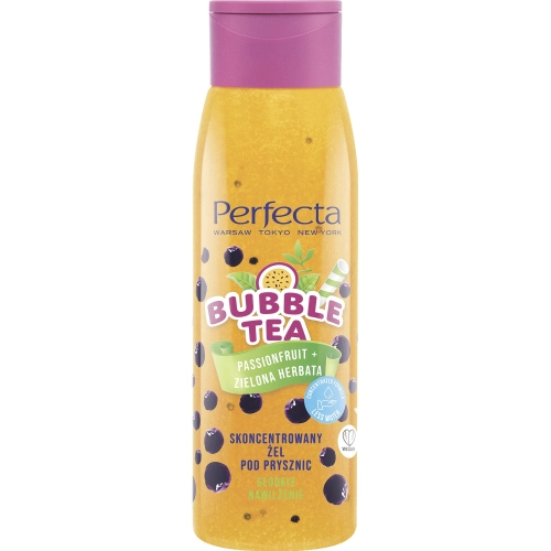 Perfecta Bubble Tea Skoncentrowany Żel pod Prysznic Passionfruit + Zielona Herbata 400 ml
