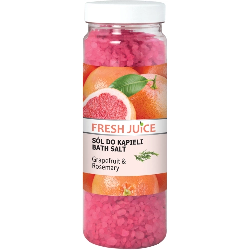 Fresh Juice Sól do Kąpieli Grapefruit & Rosemary Zmiękcza i Uelastycznia Skórę 700 g