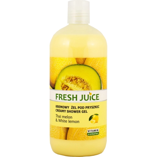 Fresh Juice Kremowy Żel pod Prysznic Thai Melon & White Lemon Tonizuje i Wygładza Skórę 500 ml