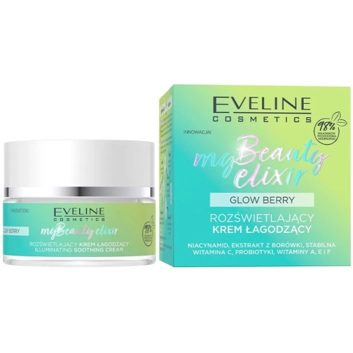 Eveline My Beauty Elixir Rozświetlający Krem Łagodzący do Twarzy 50 ml