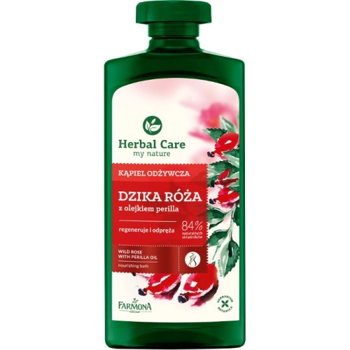 Herbal Care Kąpiel Odżywcza Dzika Róża z Olejkiem Perilla 500 ml