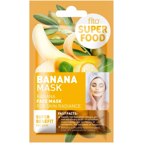 Superfood Kremowa Maska do Twarzy Promienna Skóra Bananowa 10 ml
