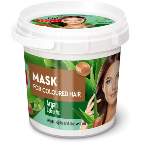 Fitokosmetic Maska do Włosów Farbowanych z Olejem Arganowym Odżywia 155 ml