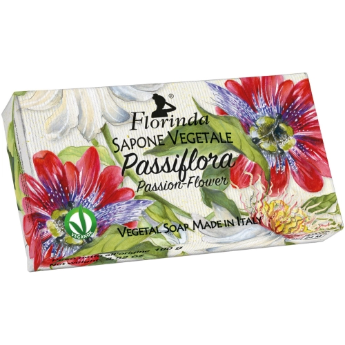 Florinda Mydło Roślinne Ręcznie Robione Kostka Perfumowane Kwiat Męczennicy 100 g