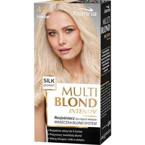 Joanna Multi Blond Intensiv Rozjaśniacz do Całych Włosów 4-5 Tonów