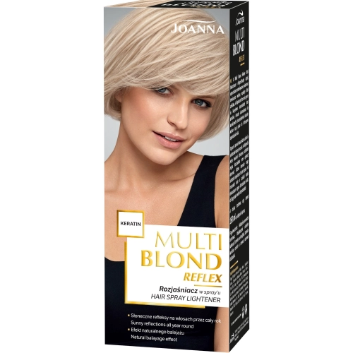 Joanna Blond Rozjaśniacz do Włosów Multi Blond Reflex w Sprayu Słoneczne Refleksy na Włosach 150 ml