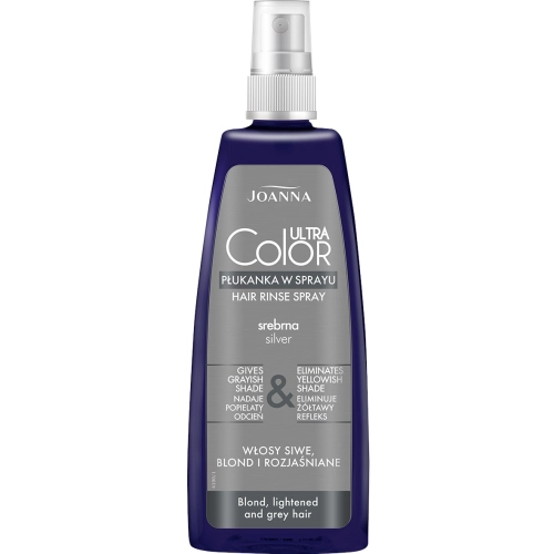 Joanna Ultra Color Płukanka do Włosów Srebrna w Spray 150 ml