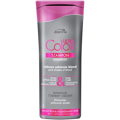JOANNA Ultra Color Szampon do Włosów Różowe Odcienie Blond 200 ml