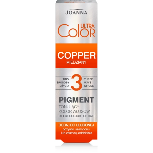 Joanna Ultra Color Pigment Tonujący Kolor Włosów MIEDZIANY 100 ml
