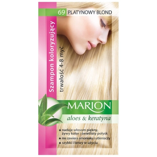 Marion Szamponetka do Koloryzacji Włosów 69 Platynowy Blond 40 ml