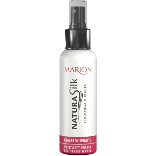 Marion Natura Silk Jedwab do Włosów w Sprayu Wygładza Odżywia Nawilża 130 ml