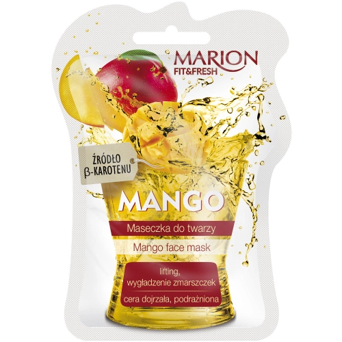 MARION Maseczka do Twarzy Mango do Cery Dojrzałej Podrażnionej Suchej ze Zmarszczkami 7,5 ml