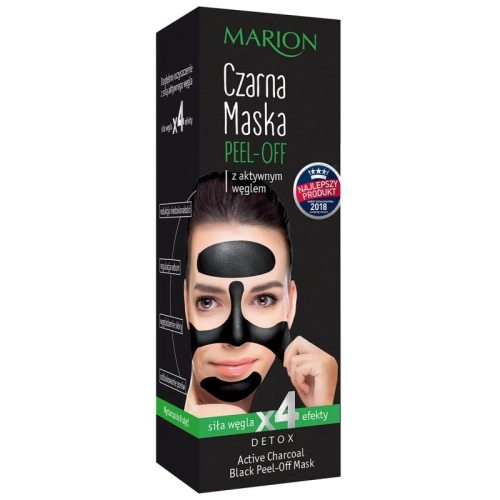 Marion Detox Maska Czarna Peel-off z Aktywnym Węglem 25 g