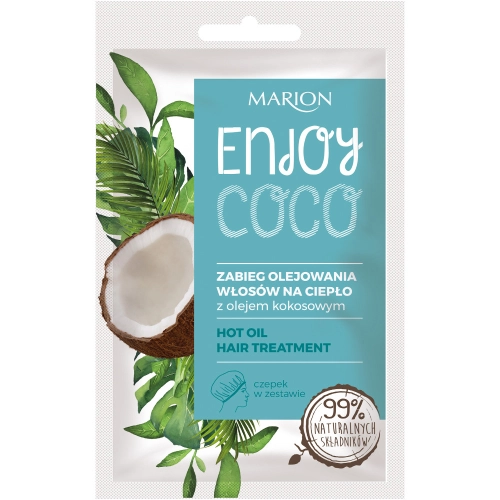 Marion Enjoy Coco Zabieg Olejowania na Ciepło z Olejem Kokosowym 20 ml