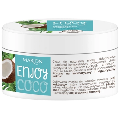 Marion Coco Enjoy Maska Nawilżająca do Włosów z Olejem Kokosowym 200 ml