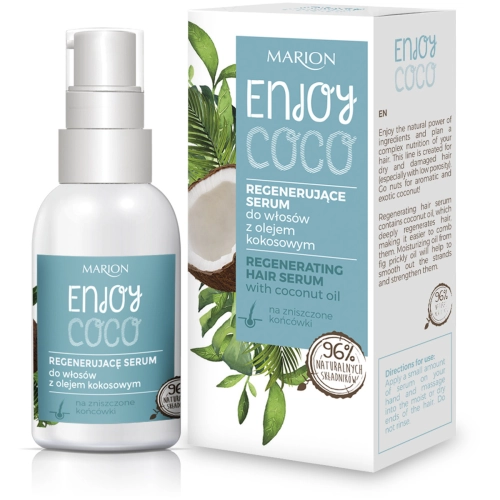 Marion ENJOY COCO Regenerujące Serum do Włosów z Olejem Kokosowym 50 ml