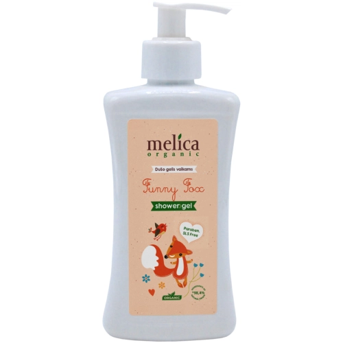 MELICA Organic Żel pod Prysznic dla Dzieci Funny Fox 300 ml