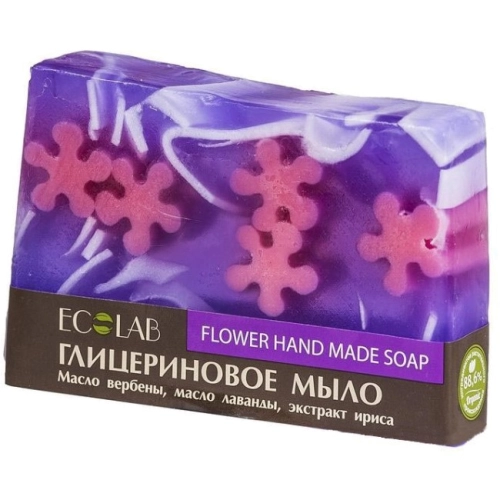 Naturalne Mydło Glicerynowe - Ręcznie Robione - Kwiatowe 130 g
