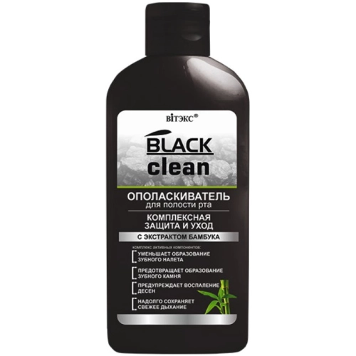 Black Clean Płyn do Płukania Ust Kompleksowa Ochrona i Pielęgnacja 285 ml