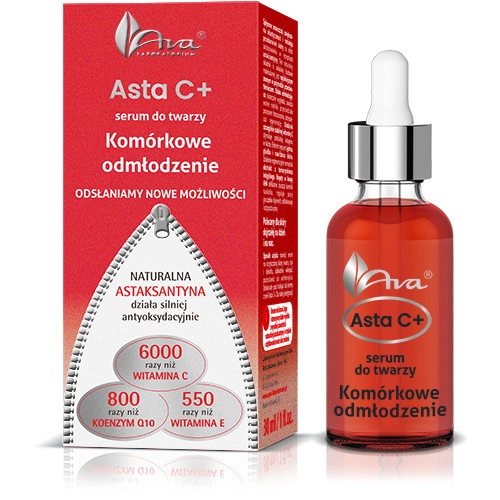 Asta C+ Serum do Twarzy Komórkowe Odmłodzenie i Regeneracja 30 ml - AVA