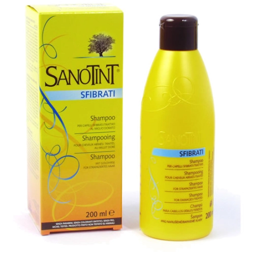 Szampon Sanotint SFIBRATI Do Włosów Zniszczonych pH 5,5-6