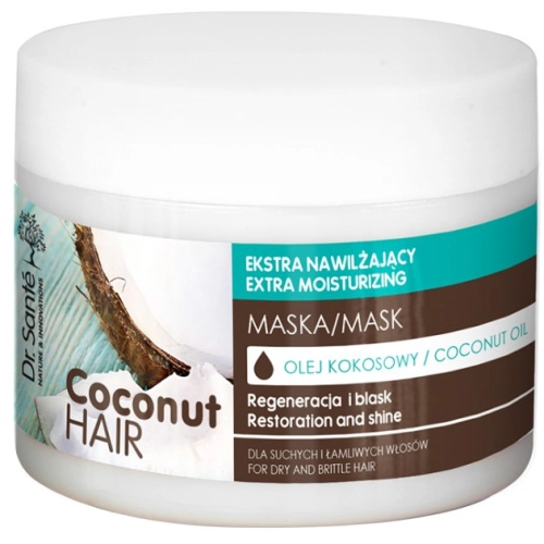Coconut Hair Maska z Olejem Kokosowym do Suchych i Łamliwych Włosów 300 ml