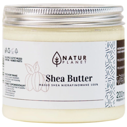 Natur Planet Masło Shea 100% Nierafinowane Serum dla Twojej Skóry 200 ml