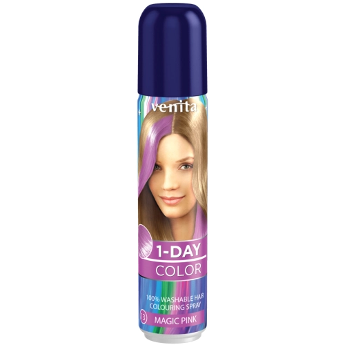Venita Spray do Włosów 1 Day Color Magiczny Róż 50 ml