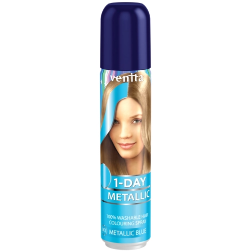 Venita Spray do Włosów 1 Day Color M3 Metallic Blue 50 ml