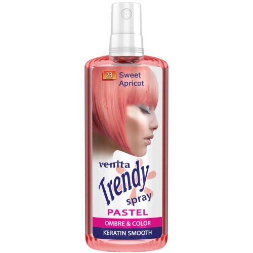 Venita Trendy Pastel Spray do Włosów 23 Sweet Apricot 200 ml