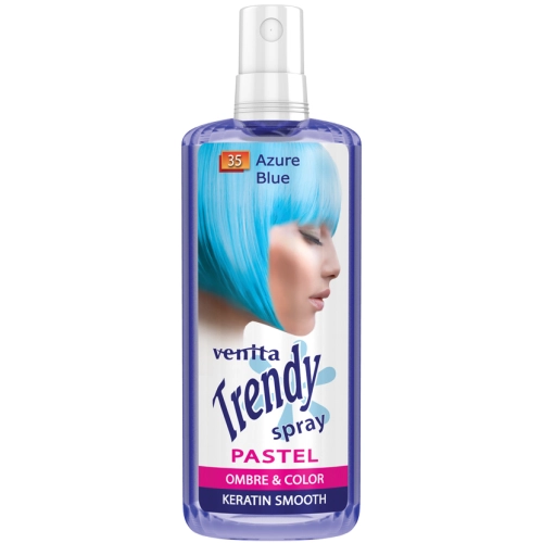 Venita Trendy Pastel Spray do Włosów 35 Azure Blue 200 ml