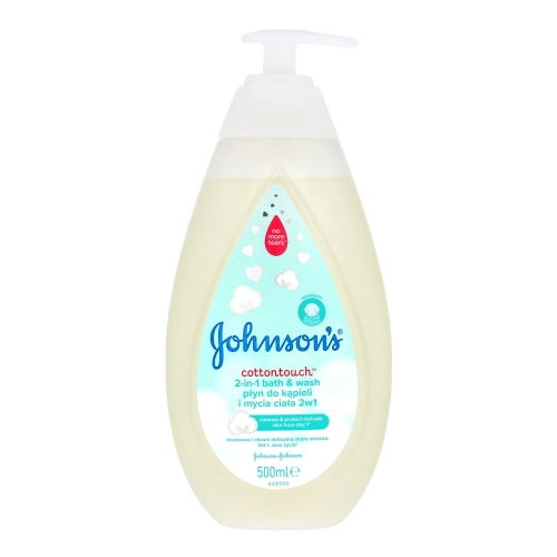 Johnson`S Baby Cotton Touch Płyn Do Kąpieli I Mycia Ciała 2w1 Dla Dzieci 500ml