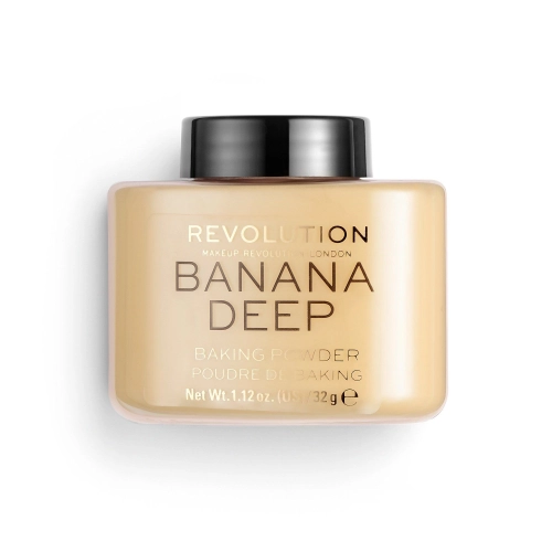 Makeup Revolution Puder Sypki, Loose Baking Powder Banana (Deep), 32 G
