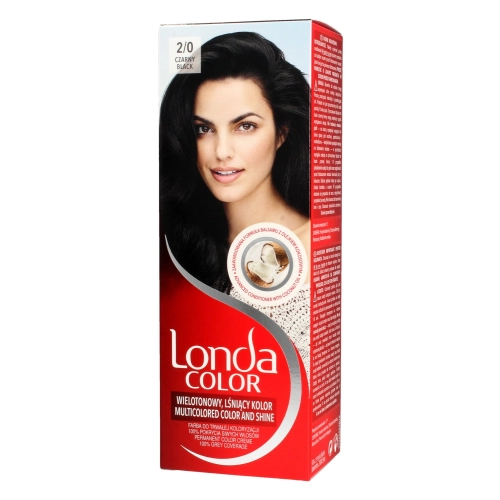 Londacolor Cream Farba Do Włosów Nr 2/0 Czarny 1op.