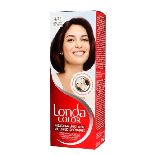 Londacolor Cream Farba Do Włosów Nr 4/76 Ciemny Kasztan 1op.
