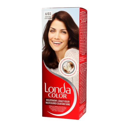 Londacolor Cream Farba Do Włosów Nr 6/03 Jasny Brąz 1op.